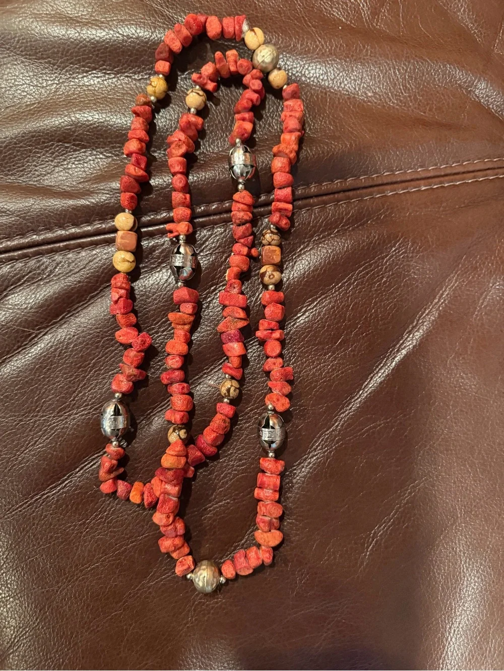 Vintage Real Coral Necklace